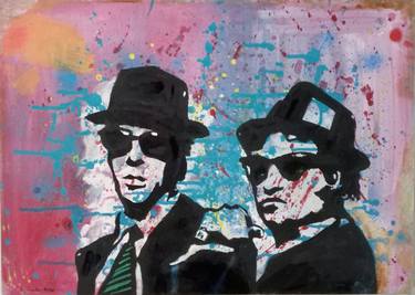 Print of Street Art Cinema Paintings by Scala Roberto