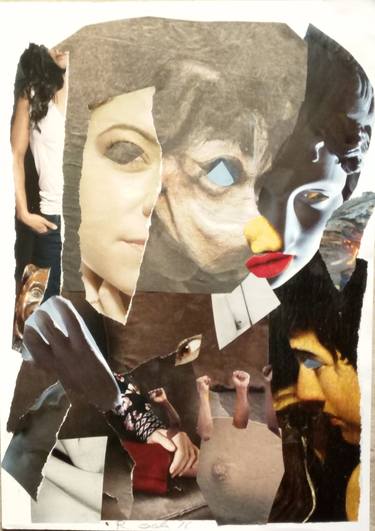 Print of Abstract Expressionism Pop Culture/Celebrity Collage by Scala Roberto