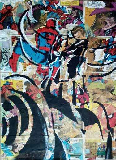 Print of Comics Collage by Scala Roberto