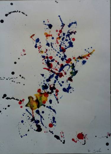 Print of Abstract Expressionism Abstract Drawings by Scala Roberto