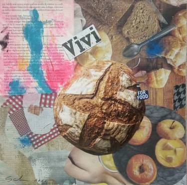 Print of Modern Food Collage by Scala Roberto