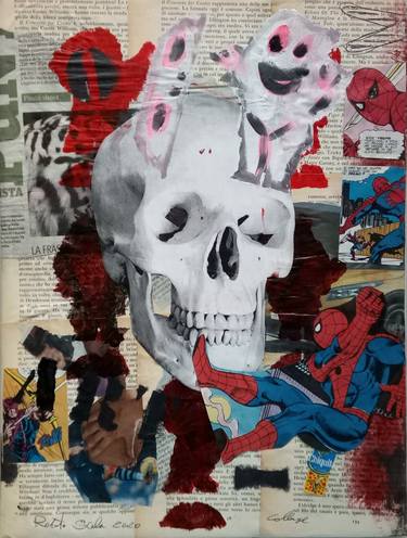 Print of Street Art Comics Collage by Scala Roberto