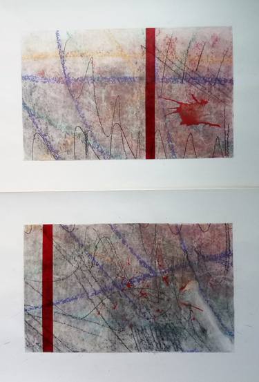 Print of Abstract Expressionism Abstract Drawings by Scala Roberto