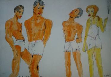 Original Erotic Drawings by Scala Roberto