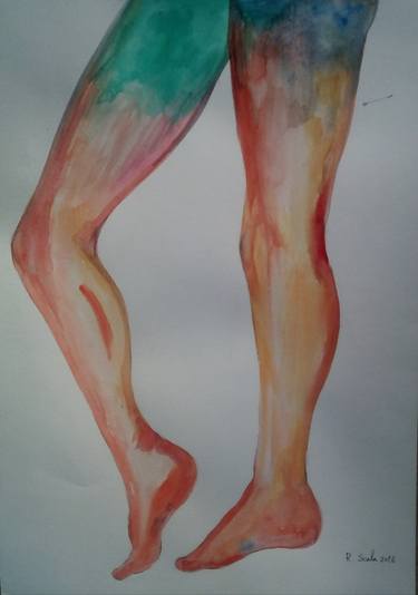 Print of Fine Art Body Paintings by Scala Roberto