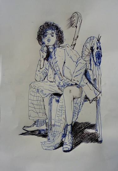 Print of Fashion Drawings by Scala Roberto