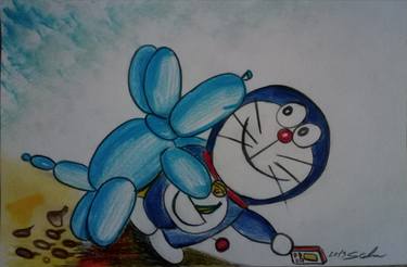 Keff Koons with Doraemon thumb