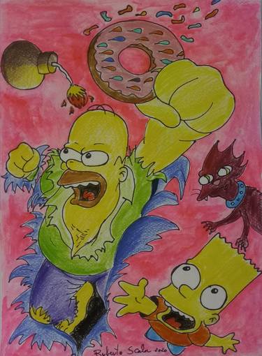 Homer Simpson trasformer in Hulk thumb