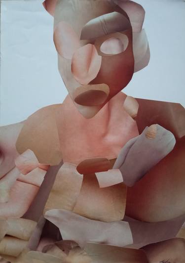 Original Surrealism Body Collage by Scala Roberto
