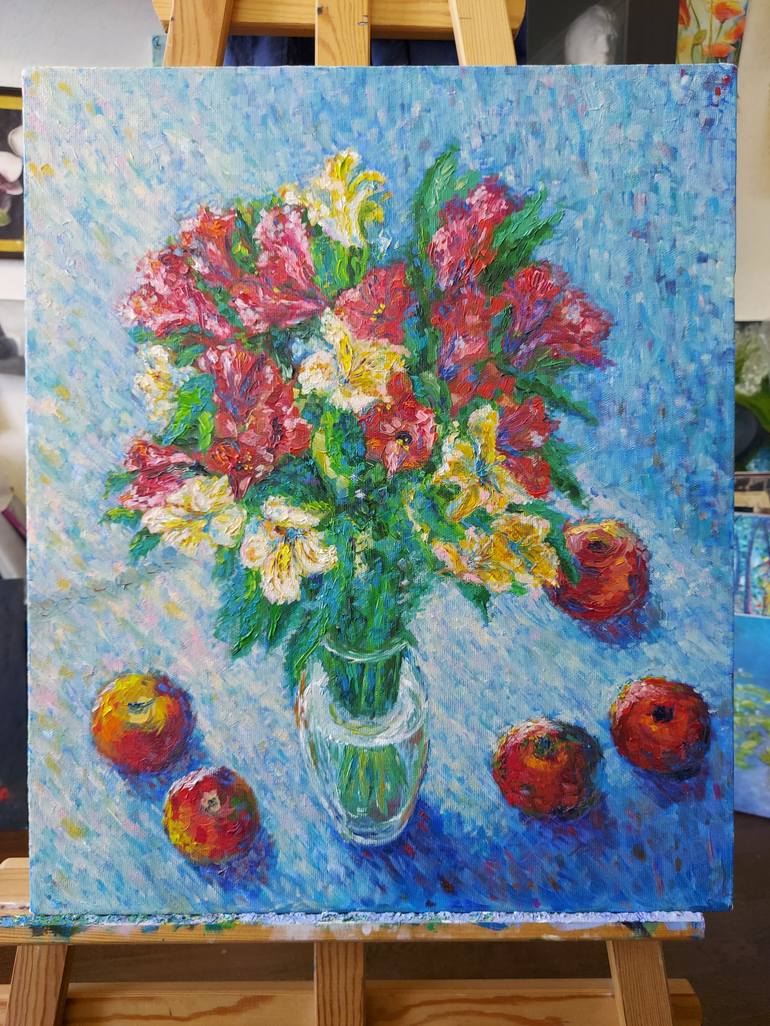 Original Impressionism Still Life Painting by Ekaterina Orlova