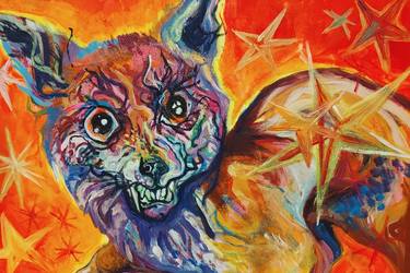 Original Expressionism Animal Paintings by Helena Wystrasz