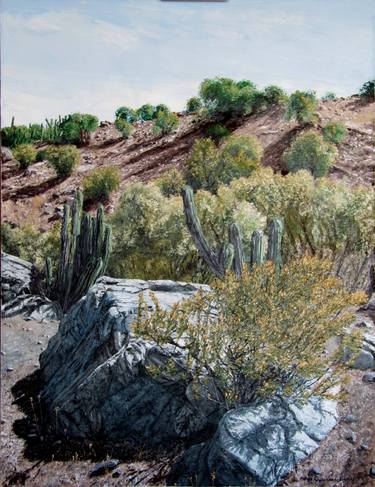 Original Landscape Painting by Pierre Guichard Laeuli