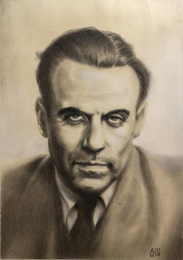 Print of Portraiture Portrait Drawings by А Ш