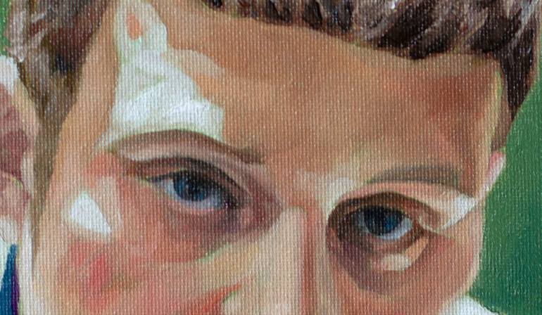 Original Conceptual Pop Culture/Celebrity Painting by А Ш