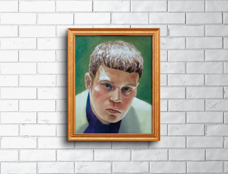 Original Conceptual Pop Culture/Celebrity Painting by А Ш