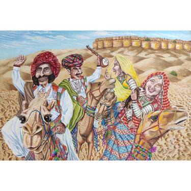 Print of Figurative Rural life Paintings by sourav sarkar