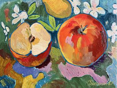 Original Fauvism Still Life Painting by Serhii Silchenko