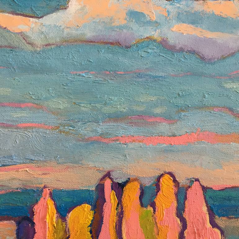 Original Abstract Expressionism Nature Painting by Serhii Silchenko