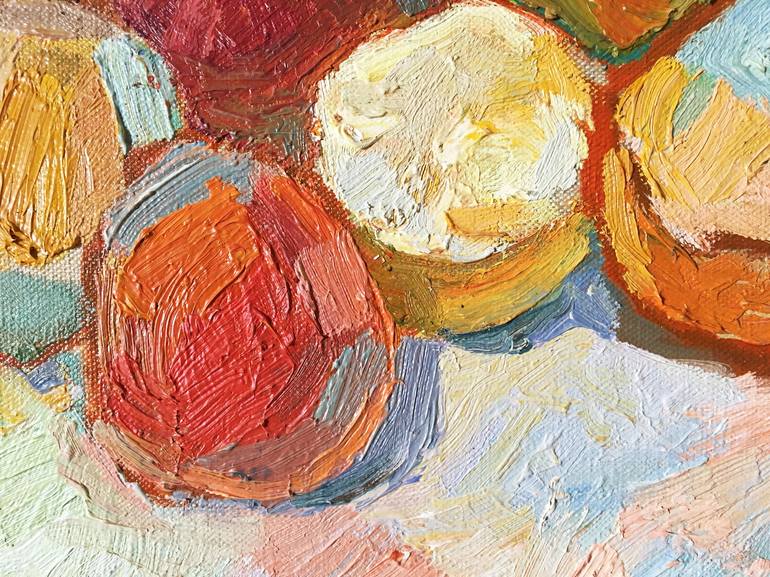 Original Abstract Expressionism Still Life Painting by Serhii Silchenko