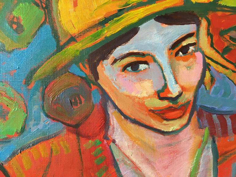 Original Expressionism Women Painting by Serhii Silchenko