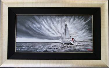 Original Realism Sailboat Paintings by Antonio Molina