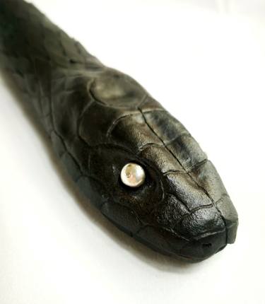 Jizai Okimono snake thumb