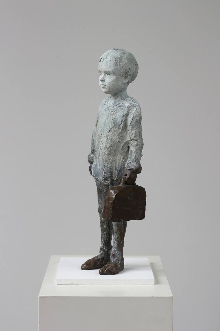 Original Figurative Children Sculpture by Valerie Otte