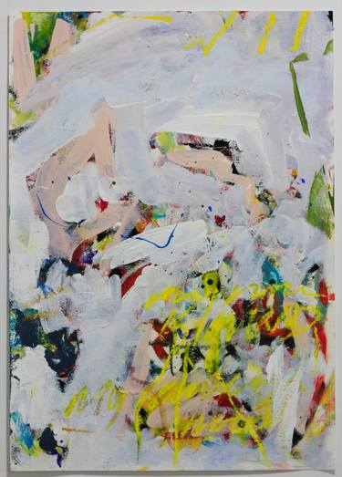 Original Abstract Expressionism Abstract Painting by Justin Lees