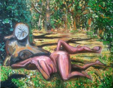 Original Figurative Nude Paintings by Ben Falconer