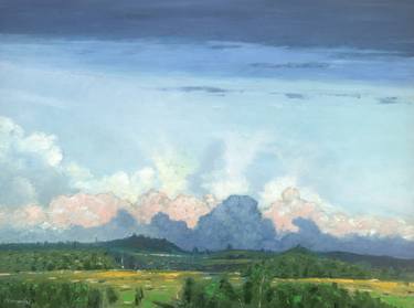Original Impressionism Landscape Painting by Tamas Stonawski