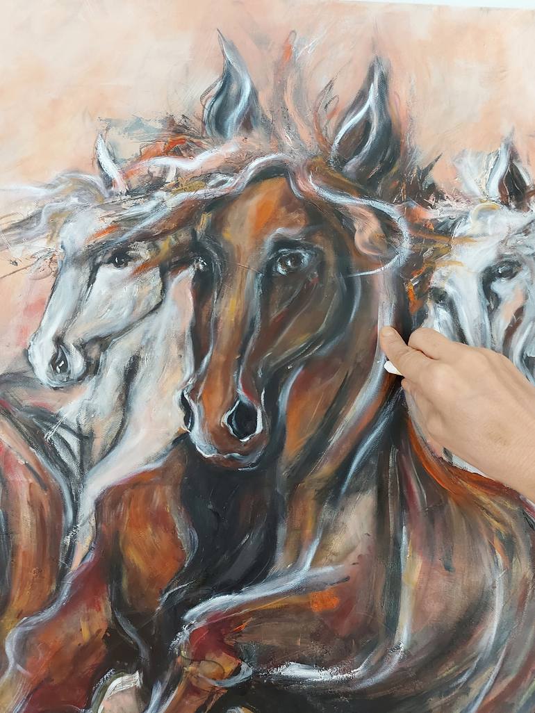 Original Animal Painting by Nora Block