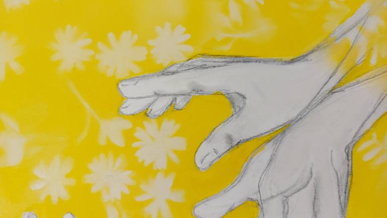 Original Conceptual Love Painting by Nora Block