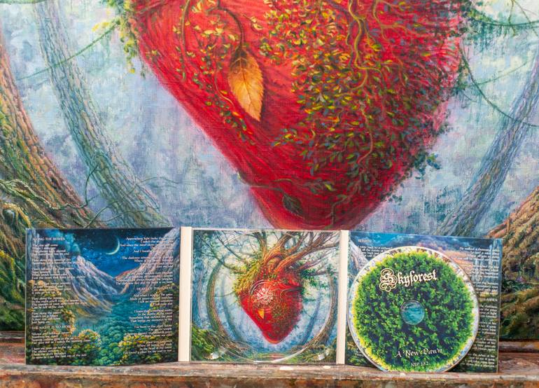 Original Surrealism Nature Painting by Sergey Shenderovsky