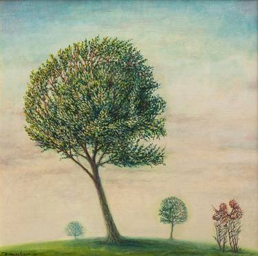 Print of Conceptual Tree Paintings by Sergey Shenderovsky