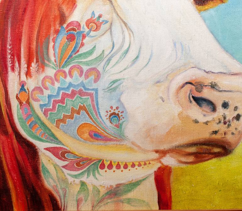 Original Folk Animal Painting by Sergey Shenderovsky