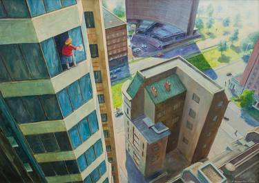 Print of Cities Paintings by Sergey Shenderovsky