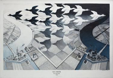 Print of Conceptual Geometric Paintings by Sergey Shenderovsky