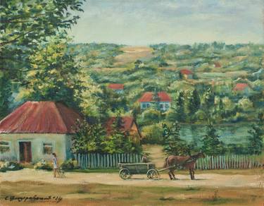 Print of Realism Rural life Paintings by Sergey Shenderovsky