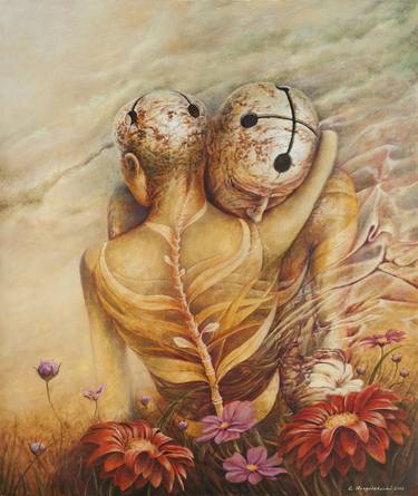 Print of Surrealism Love Paintings by Sergey Shenderovsky