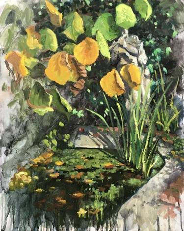 Original Garden Paintings by Robert O'Rorke