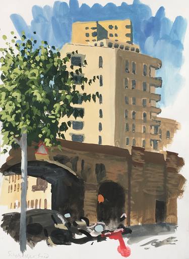 Original Figurative Architecture Paintings by Robert O'Rorke