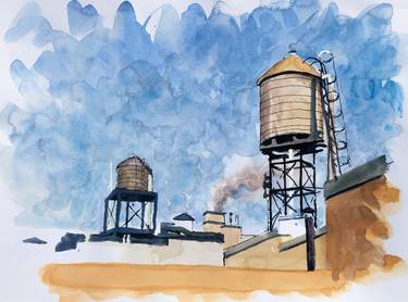 Water towers, New \York thumb