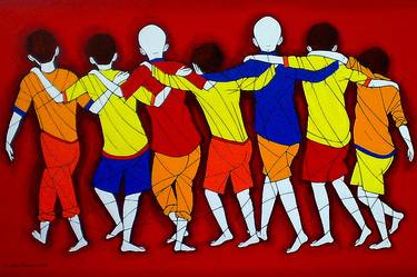 Print of Figurative Kids Paintings by Jiaur Rahman