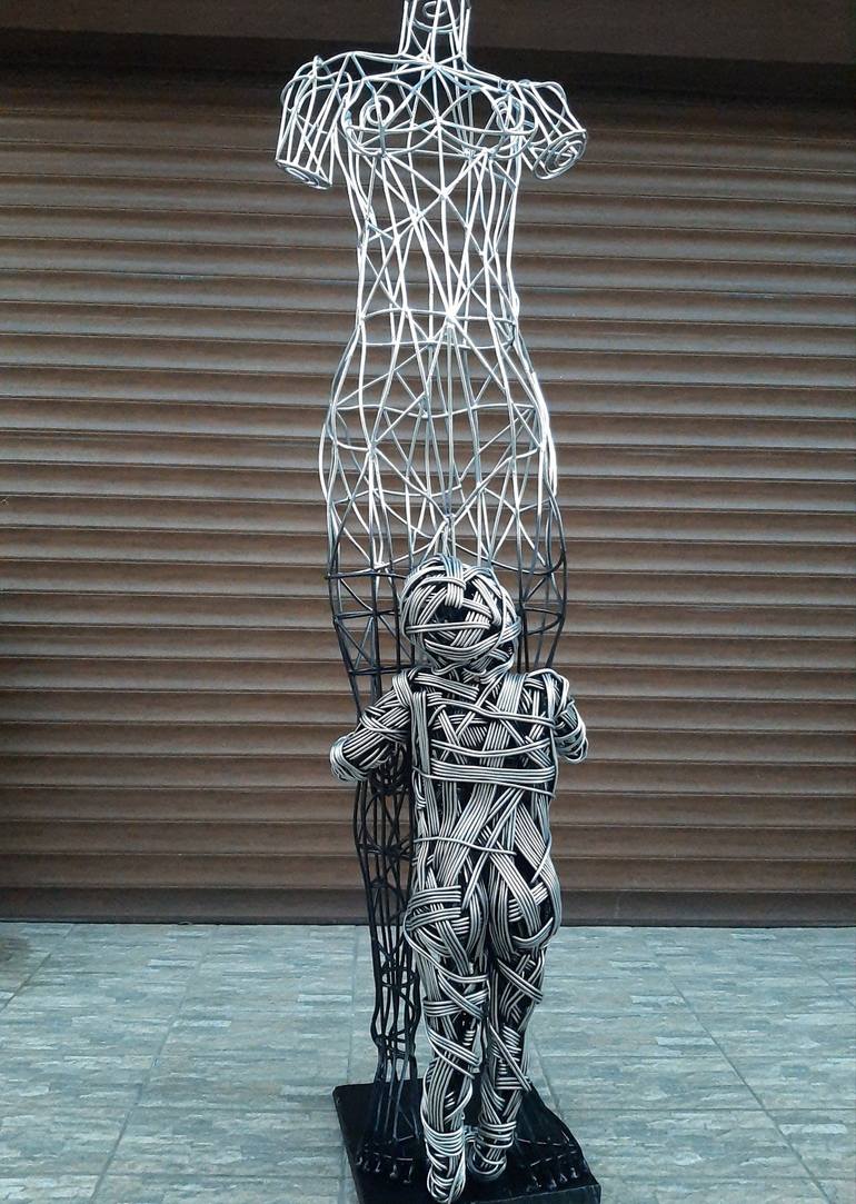Original Abstract Children Sculpture by Dima Demidov