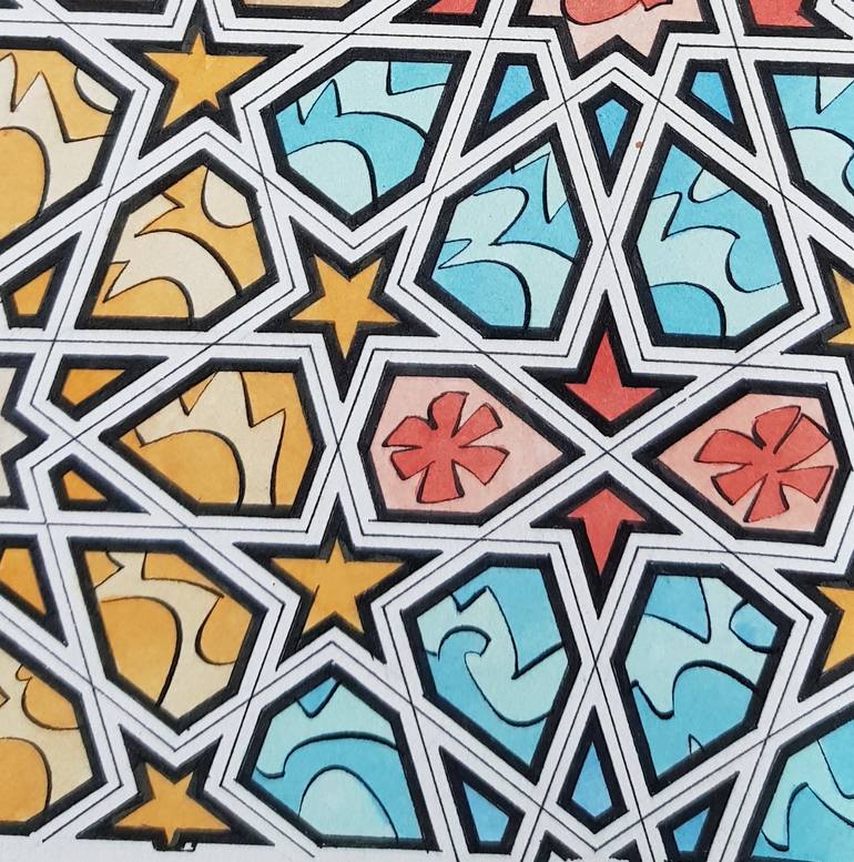 Original Other Geometric Drawing by Eric Broug