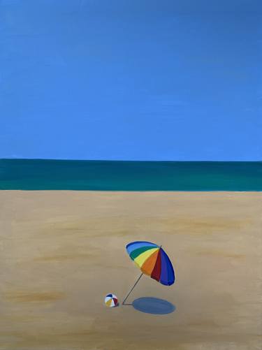 Original Minimalism Landscape Painting by Lena Lenda