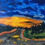Sun in the night by Deborah Andi Allen