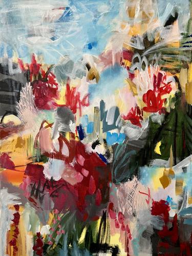 Original Abstract Expressionism Abstract Paintings by Robin Silva
