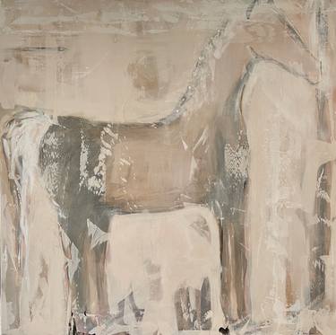 Original Abstract Horse Paintings by Robin Silva