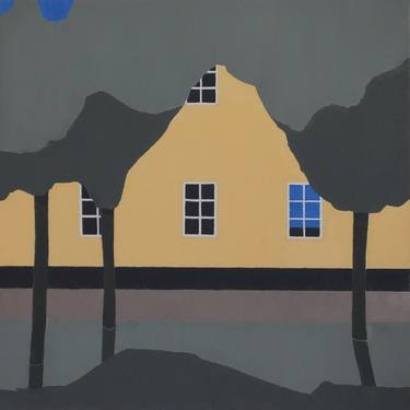 Saatchi Art Artist Moira McNair; Paintings, “The Yellow House - Denmark” #art